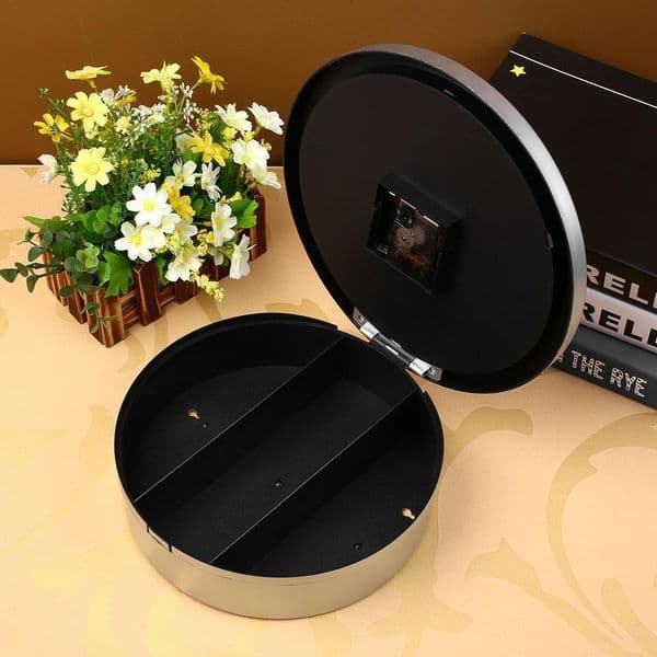 Luxury Designer Decor Creative gift set Hidden Secret Storage Wall Clock Home Decroation Office Security Safe Money Stash Jewellery Stuff Container Decoration F 2