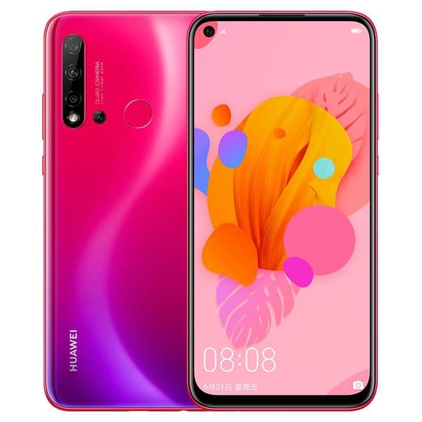 Original Huawei Nova 5i 4G LTE Cell Phone 8GB RAM 128GB ROM Kirin 710 Octa Core Android 6.4" Full Screen 24MP AI OTA 4000mAh Face ID Fingerprint Smart Mobile Phone