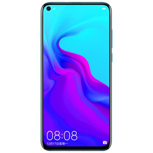 Original Huawei Nova 4 4G LTE Cell Phone 6GB RAM 128GB ROM Kirin 970 Octa Core Android 6.4" Full Screen 25MP 3750mAh Fingerprint ID Face Smart Mobile Phone