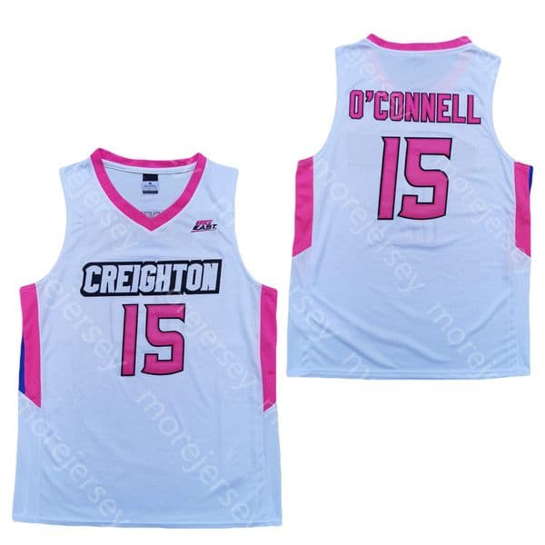 2020 New Creighton Bluejays Basketball Jersey NCAA College 15 O'Connell All Stitched and Embroidery Men Youth Size