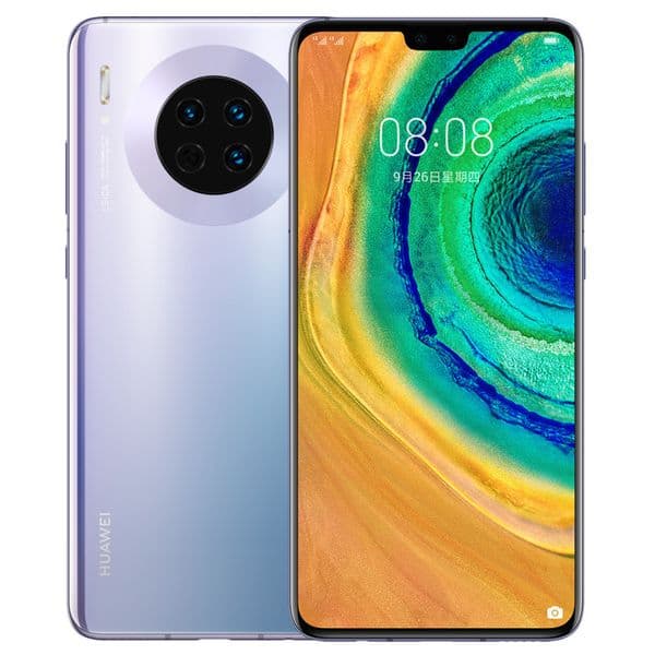 Original Huawei Mate 30 4G LTE Cell Phone 6GB 8GB RAM 128GB ROM Kirin 990 Octa Core OTG 4200mAh HarmonyOS 6.62" OLED Full Screen 40MP Fingerprint ID Smart Mobile Phone