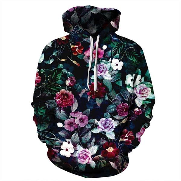 designer hoodie 2019 new fashion luxury sweatshirt floral Printed Hoodies causual tracksuit hoody coat with pockets Free Shipping S to 3xl