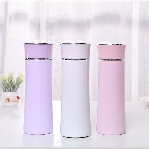304 Stainless Steel Drinking Mug Cups Men Women Vacuum Thermal Insulation Cups Custom Lettering Printed Food Grade Water Bottles BH0086