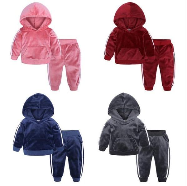 Designer 2026 New Sets Children Clothing Autumn Winter Toddler baby Girls 2Pcs Outfit Kids Tracksuit Suit For Boys Clothes Free Shipping