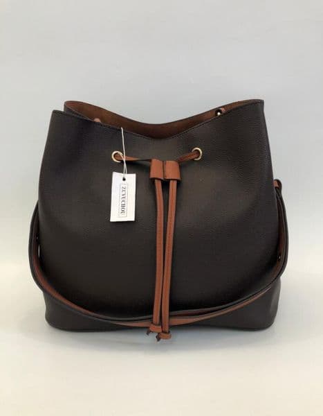 NEONOE shoulder bags Noé leather bucket bag women famous brands designer handbags high quality flower printing crossbody bag purse TWIST