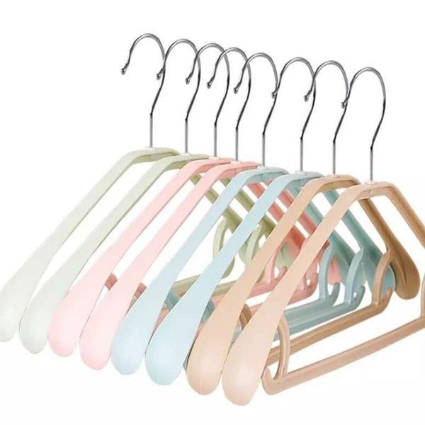 100pcs/lot Fast shipping Wide shoulder strap hook traceless clotheshorse 360 Degree Swivel Hook Hanger Clothes Hangers