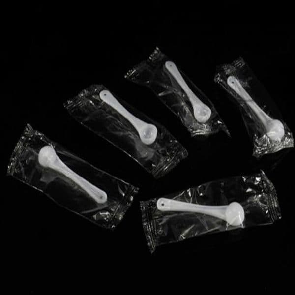 0.5gram / 1ML PP Measuring Scoop 0.5g Plastic Spoon for medical milk powder Liquid - white 1000pcs/lot
