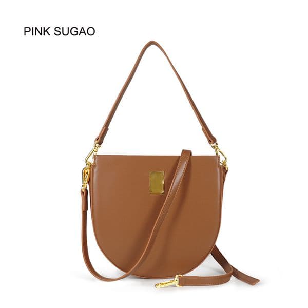 Pink sugao new style women handbags luxury designer tote bag plain leather shoulder handbag simple pashmina handbags brand wholesales