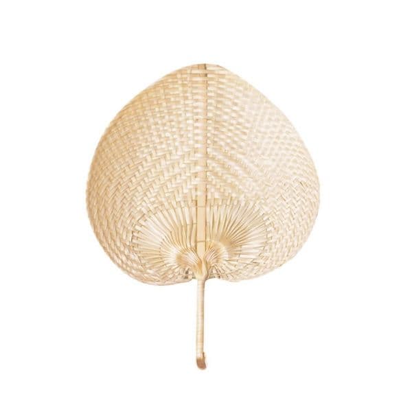Hand-woven Straw Bamboo Hand Fan Baby Mosquito Repellent Fan for Summer Wedding Favor Party Gift W9290