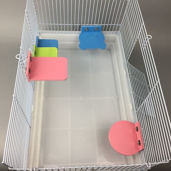 Small Hamster Ecological Board Platform Bracket Rack Toy Rectangular Squirrel Cage Accessories Colorful Pet Supplies YQ01758