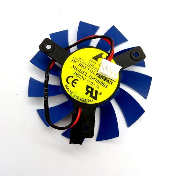 for GT630 Video Graphics card cooling fan HB7010BS DC12V 0.17A 2Lines 4Pin Diameter 62MM Pitch 42MM