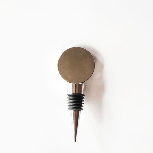 Round Red Wine Bottle Stopper Blank Metal Bar Tool Wedding Gift For DIY Crystal Dome Cabochones Accessory Zc0023 B2