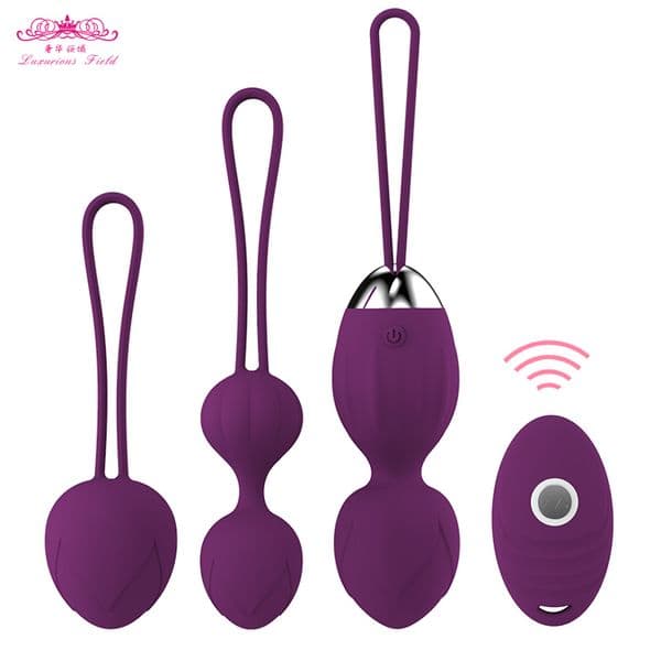 4 pcs Vaginal tighten Exercise Kegel Balls 10 Speed Vibrating eggs Silicone Ben wa ball G Spot Vibrator Erotic sex toy for Women MX191228