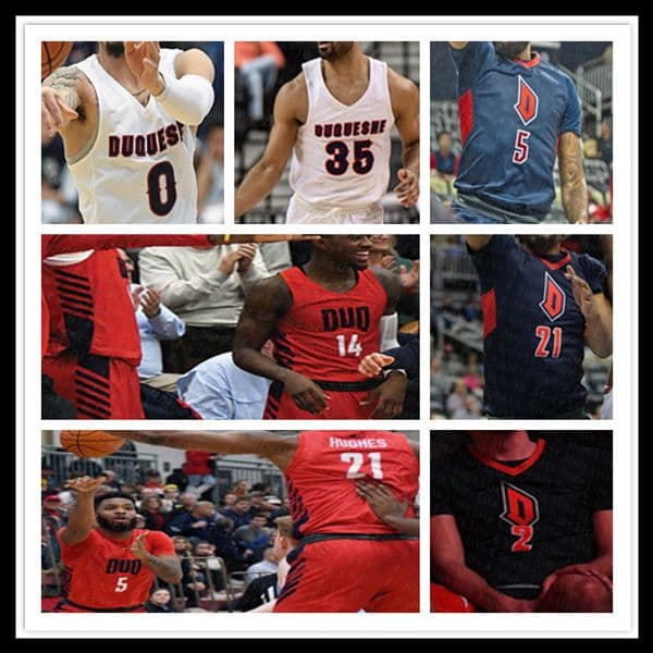 Custom Ncaa Duquesne Dukes Basketball Jersey College WEATHERS JAMES ELLIS MACEO AUSTIN SINCERE CARRY MICHAEL HUGHES BAYLEE STEELE Men Custom