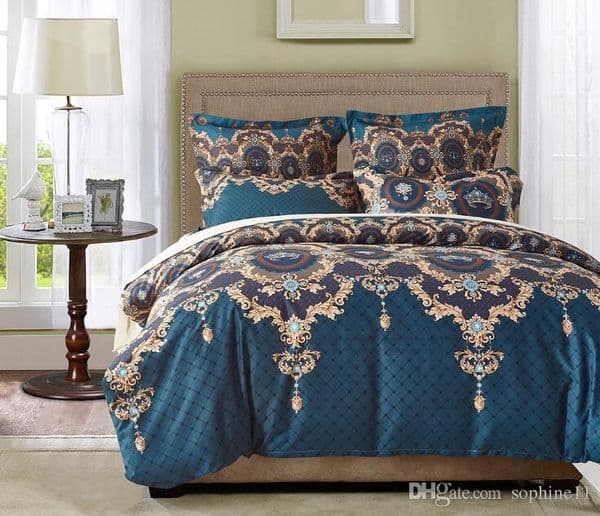 European Style Bedding Set Bedclothes Duvet Cover Pillow Case Queen and King Size