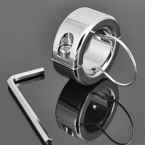 350 g Weights Stainless Steel Chastity DeviceTesticle Balls Scrotum Pendant Shackles Sex ToysMan Scrotum Stretchers Penis Rings