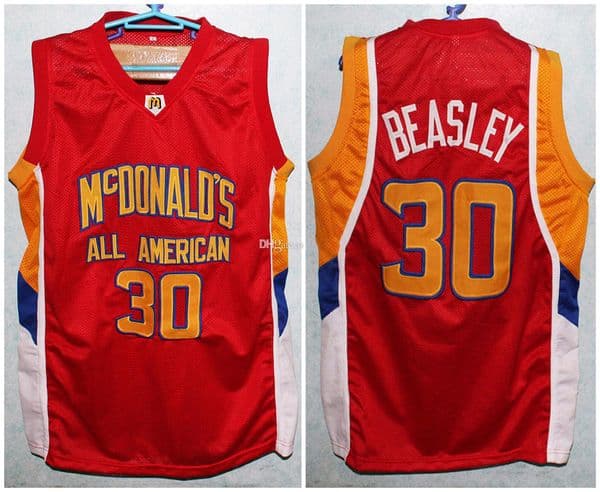 Mcdonald's All American Michael Beasley #30 Retro Basketball Jersey Mens Ed Custom Any Number Name Jerseys