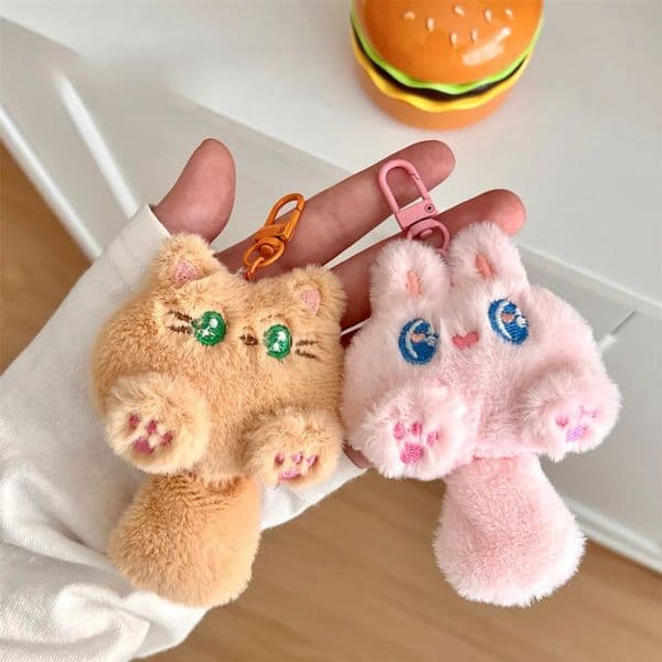 Cute Plush Cartoon Cat Doll Pendant Soft And Cute Girl Backpack Decoration Pendant Doll Student Gift 251229BJ