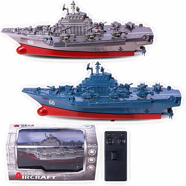 24G RC Water Sport Stunt Boat Frigate Model Toy Remote Control Racing Boat Warship Holidays Children Gifts Speedboat Model Toys 251231