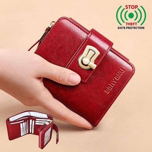 JINXIANGGUO BANYANU New Women S Foldable Short Minimalist Zip Wallet Holder With Large Capacity Stylish And Exquisite Featuring Card Slots A Perfect Mother S