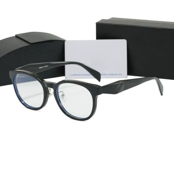 Mens designer sunglasses women Classic Eyeglasses 26ss Optical Glasses Oval Frame Reading Glasses Casual Style Outdoor Blue Light Lens Anti Radiation Glasses