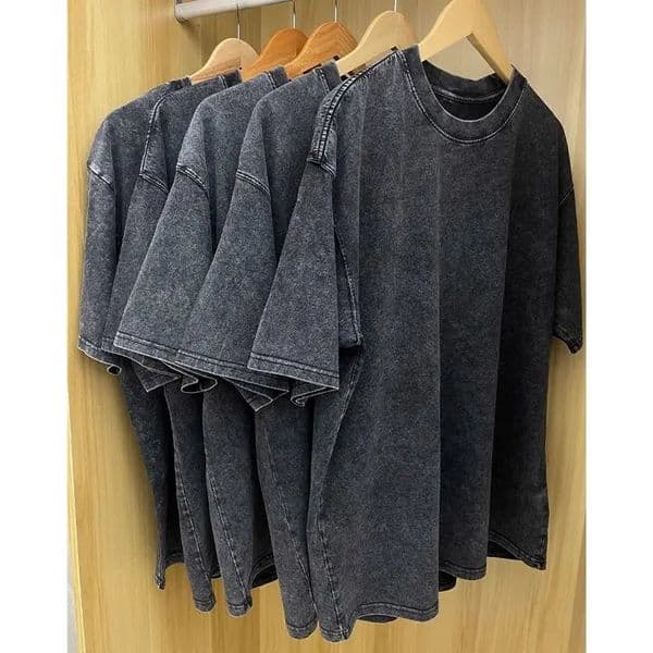 Washed and Aged Pure Cotton Creating A Loose Retro Texture battle Robe Tshirt for Both Men Women 251231