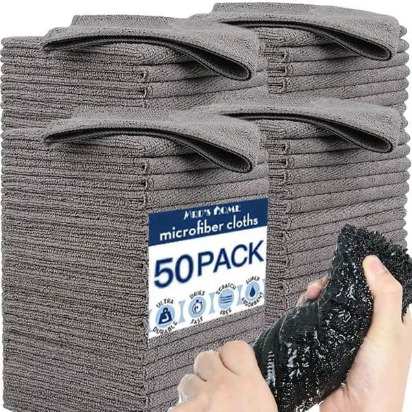 1-100Pcs Microfiber Cleaning Cloth Absorbent Towel for Wash Car Housework Clean Kitchen Cleaning Rags Household Clean Tools 251225BJ
