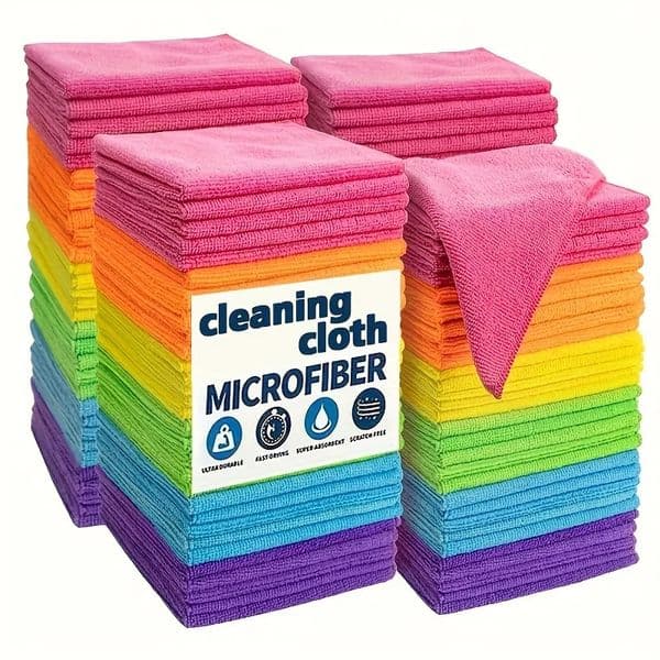 5/10/20 Microfiber Cleaning Cloth - Super absorbent and quick-dryingKitchenBathroomCarFurniture without Traces - Durable and 251225