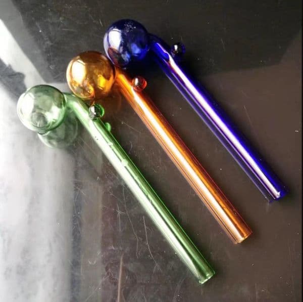 Glass Pipes Smoking Hand-blown Beautifully Handcrafted Smoking pipe Colorful long curved pot smoking