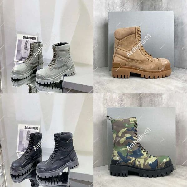 Combat Strike Autumn and winter styles Designer lovers classics Retro Men Women High Knight Fashion Cowboy Boots Superior quality top