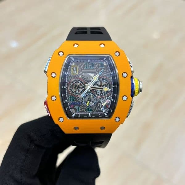2026 Top quality men watches designer AAAAA Montres Luxury watch r m65 super clone watch lightweight transparent designer hollow chronograph Carbon fiber 4ce2