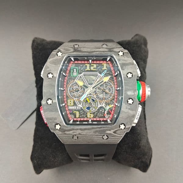 2026 Top quality men watches designer AAAAA Montres Luxury watch r m65 super clone watch lightweight transparent designer hollow chronograph Carbon fiber b151