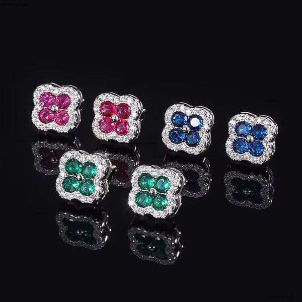 IGI VVS Moissanite S925 Sterling Silver Fashion Classic Luxury High-end Jewelry Original Design Women's Earrings Wholesale