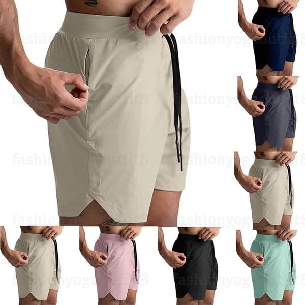 Men's Shorts Joggers Running Sweatpants Yoga Suit Pull Rope Gym Quick Dry Pants Draw Ropetrack Fitness Training Pant Girdle Athletic Shorts Climbing Trousers