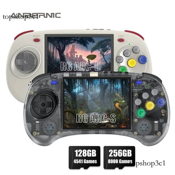 ANBERNIC RG ARC Retro Games RK3566 4.0INCH 640*480 Handheld Game Console Emulator LINUX Android System 3500mAh Children's Gifts
