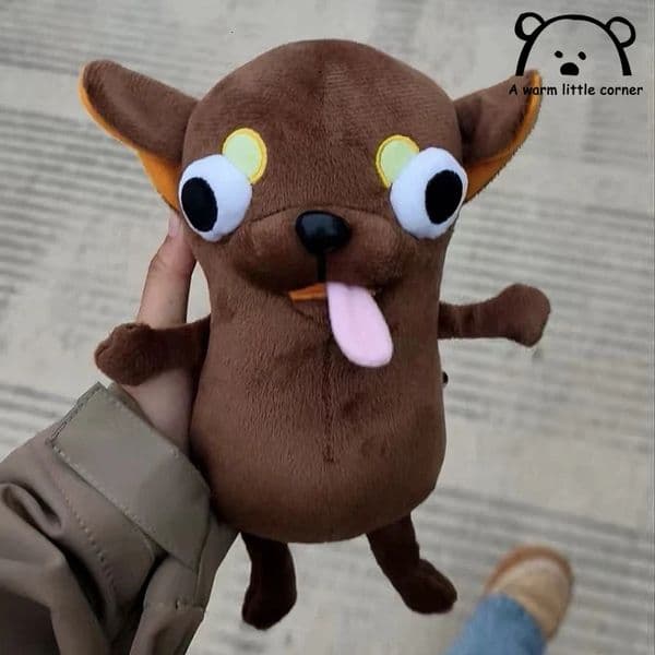 Cute Chihuahua Puppy Toy Figurines Ugly And Funny Dog Dolls Creative Abstract Stuffed Plush Animal Gifts 251231