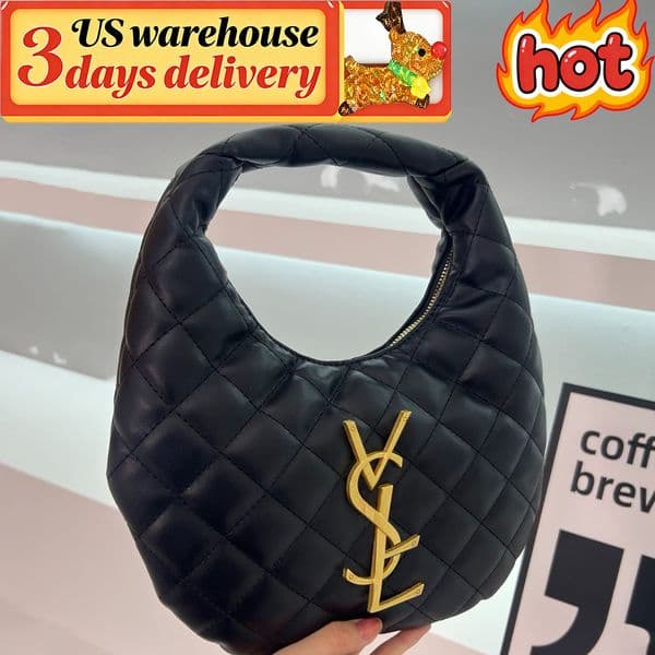 Designer Bag Hobo Bag Luxury Bag Shoulder Fashion Zipper Bag 2025 New Designer Bags Handbag High Quality Leather Underarm Bag Women's Fashion Bag