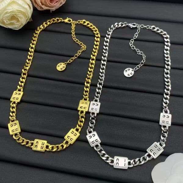 Necklace designer necklace luxury jewelry designer jewelry women metal high quality 12A diamonds letter charm necklace style gift very nice good
