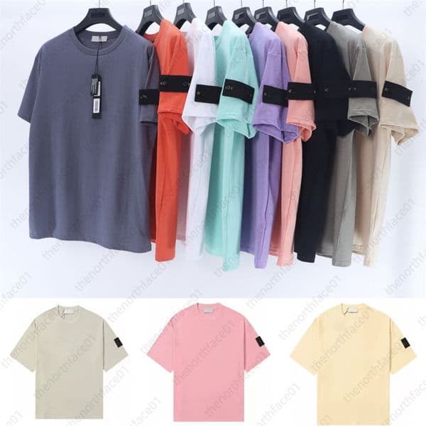 Designer T-shirt Summer Mens New American Trendy Short Sleeve T-shirt Badge Sleeve Badge Round Neck Womens Casual Short Sleeve M-2XL