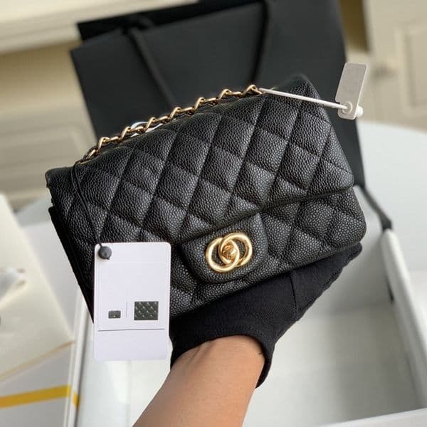Designer bags mini flap 20cm designers bag black bag checkered tote purse shoulder crossbody Shoulder Bags with chain luxury handbag women's cross body bag