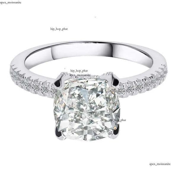 2024 Choucong Brand Designer Wedding Rings Luxury Jewelry 925 Serling Silver Oval Cu Whie Topaz Moissanie Diamond 14K Pary Eerniy Women Couple Bridal Ring 9c