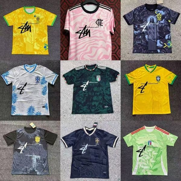 2025 2026 bRAZILS soccer jerseys Flamengo ITALIA FIGC MAGLIA GARA Special concept shirts 23 24 RICHARLISON NEYMAR VINI JR Men adult kids kit football shirts uniforms