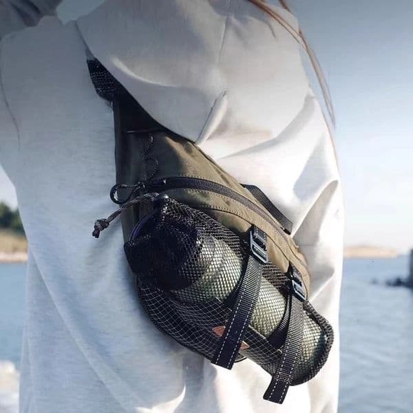 multifunctional single shoulder crossbody backpack for men and women chest bag fishing bag 251230