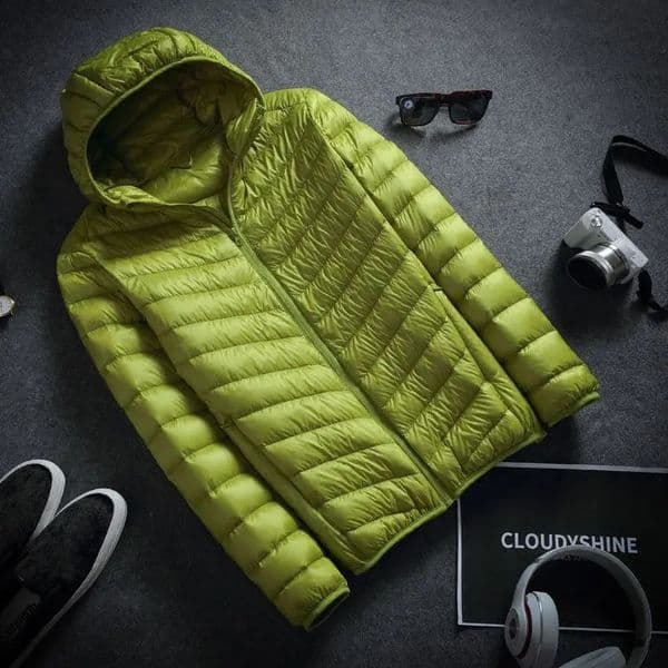 Winter Ultra Lightweight Down Jacket Mens Fashion Short Hooded Men Cotton Warm Clothing Coat Jackets2024 251216