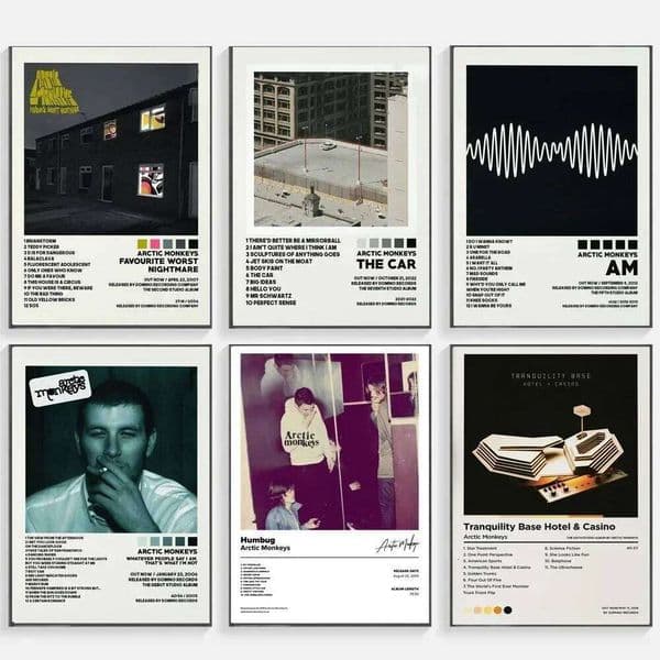 Arctic Favourite Nightmare The Car Music Album Cover Poster Prints Wall Art Canvas Painting Picture Gift Room Home Decor 26N0104