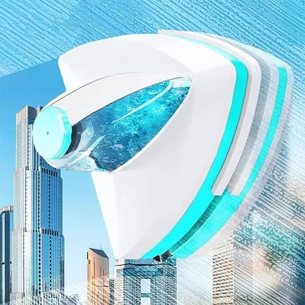 Double Sided Magnet Windows Cleaner Automatic Drainage Wiper Glass Washer Household Cleaning Tool For Window Washing ddmydog