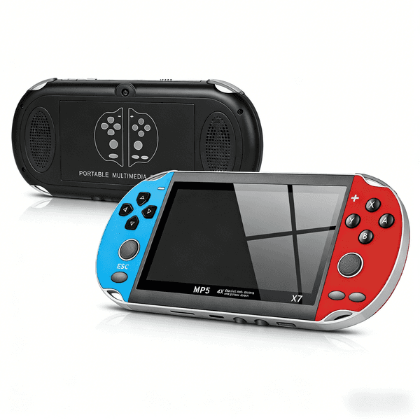 The most popular game console children X7 Handheld Game Console 4.3 Inch Screen MP5 Plaer Video Games PK X7Plus SUPer Retro 8GB Support for TV Output Music
