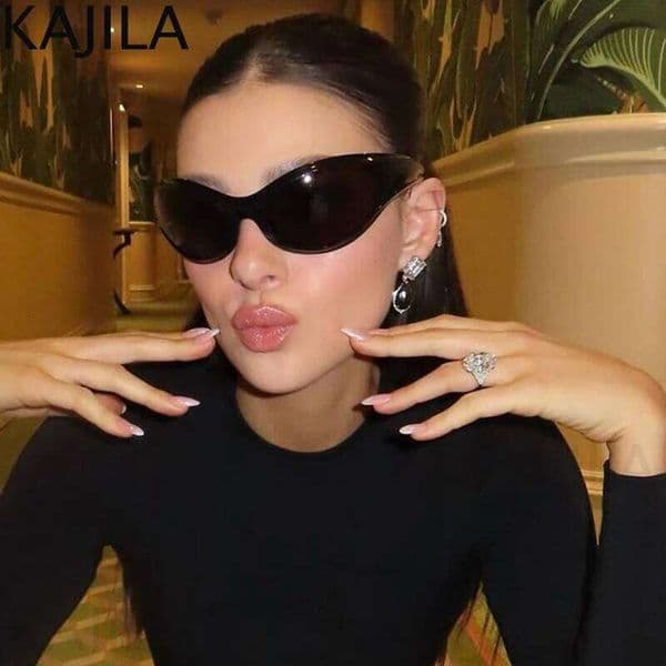 Y2K Punk Sports Sunglasses Women Men 2025 Luxury Brand Design Vintage Steampunk Sun Glasses For Ladies Wrap Aound Goggle Shades X260104