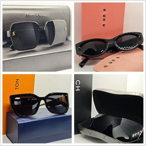 sunglasses designer fashion women beach black cat eye sun glasses goggle mens luxury Top Quality womens Eyewear UV400 Lunette de Soleil dhgate With Box