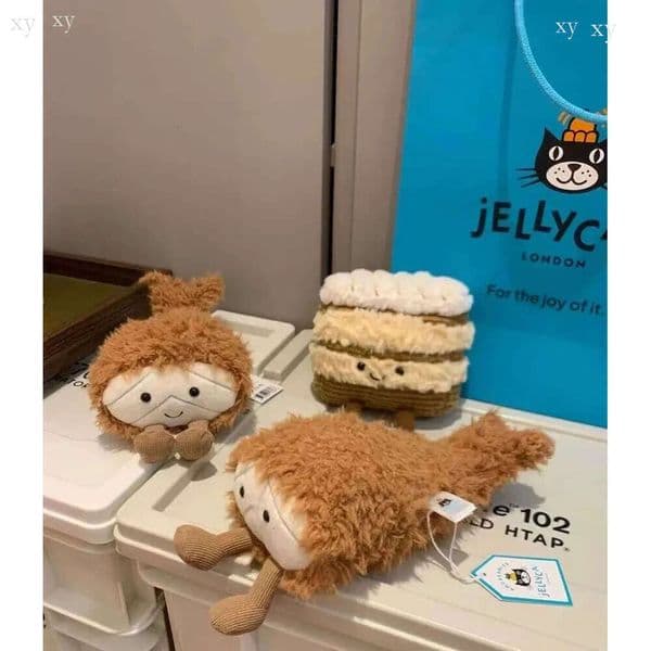 2026 Dolls Jelly cat 2 and Plush Children's plush toys Chips Soft Toy London Limited Edition Lily Fish body pillow Soothing the Doll Gifts S111